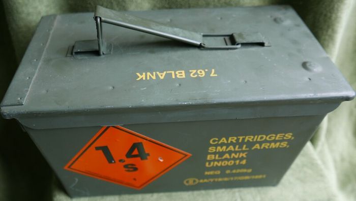 Storage Ammo Box Tin Heavy Duty Military Tool box Army Prepper