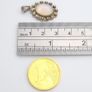 Vintage Ornate Sterling Silver Opalite Pendant Image 7