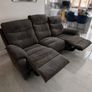 DFS 3 seater manual recliner sofa Image 3