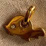 Ponte Vecchio Turtle Gold 750 with stud diamond pendant Image 2