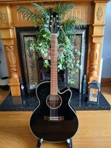 Takamine EG541 SSC Semi Acoustic and carry bag