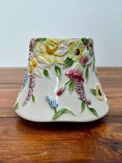 Vintage Ceramic Candle Shade