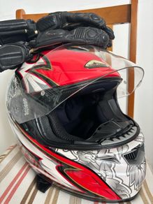 Motorcycle Helmet & Gloves