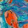 Framed Original contemporary Painting  Koi fish Fish psinting Dublin Original Gift Image 6