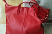 Red Leather Handbag