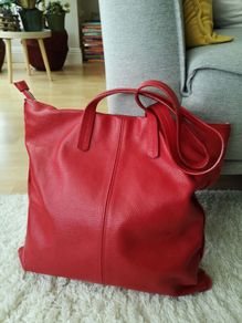 Red Leather Handbag