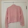 Nike Therma-FIT Womens Quarter Zip Sweatshirt in Pink Marl - size medium Image 2