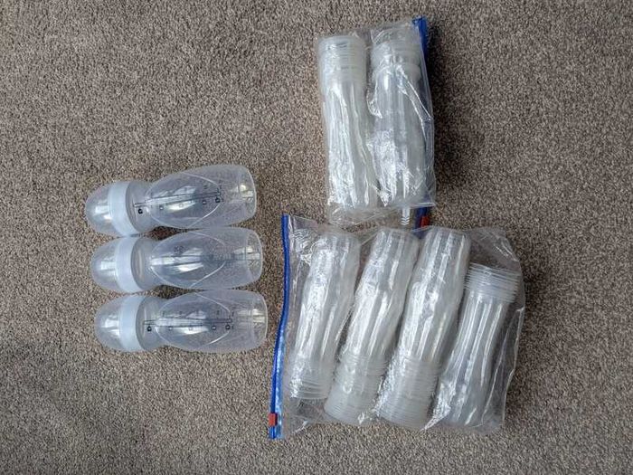 Playtex baby bottles with 100 liners