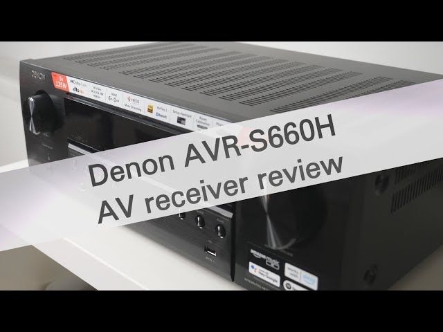 Denon AVR-S660H HDR10, HDR10+ Dolby Vision HLG HDMI HDCP 2.3 8K WiFi Bluetooth Alexa Google Siri Apple play HEOS all the bells and whistles