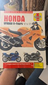 Haynes manual Honda VFR 800Fi 97-01