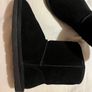 Black suede girls size 2 Ugg like boots Image 2