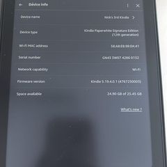 Kindle Paperwhite Signature Edition (12th Generation, 32GB) Excellent Condition