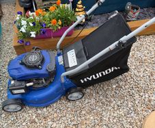 petrol lawnmower