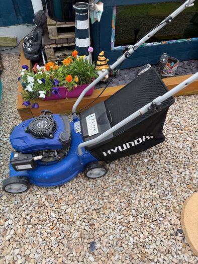petrol lawnmower