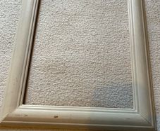 picture frame wooden white inner size 18.25 x 14 inches