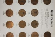 Irish pennies coin from 1928 to 1968