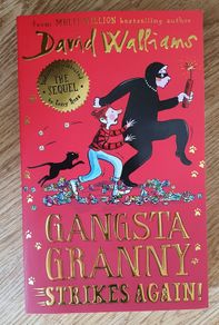 New - Gangsta Granny Strikes Again! - David Walliams - Cost 18 Euro - Perfect Shop Condition - Open to Reasonable Offers