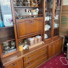 Oak Sideboard/Display Cabinet