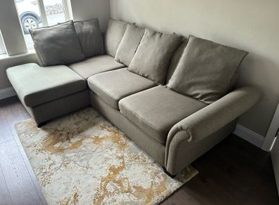 L shaped sofa