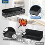 Magnetic Spice Rack for Refrigerator, 3 Pack Magnetic Shelf, Fridge Organizer Shelves for Kitchen Organization and Storage, Moveable Space Saver Seasoning Racks with 8 Hooks Image 4