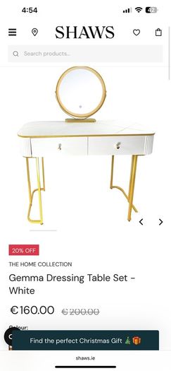 dressing table