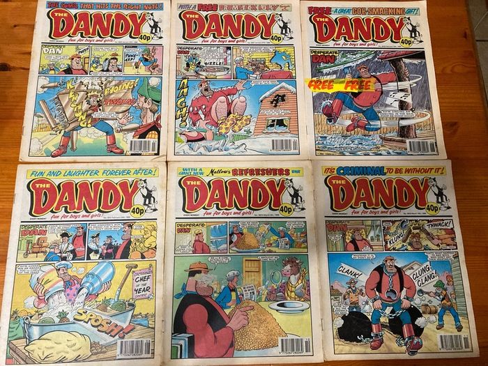 Comics: 'The Dandy' 1996,1997 and 1998 (52 numbers)