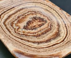 Natural Aragonite Stone Charging Plate  Polished Crystal, Display Slab, Unique Home Decor