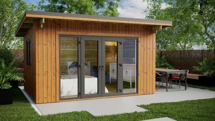 Ashford log cabin 4x3m