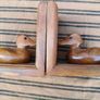 Vintage Wood Bookends Image 7