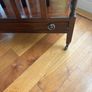Antique Style Mahogany Canterbury Magazine/ Newspaper/ Vinyl Storage Holder - Stand with a single drawer Image 2