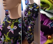 Cirette California Vintage Floral Mini Dress