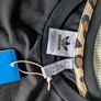 BNWT Adidas Ladies TShirt Black Leopard Print Image 2