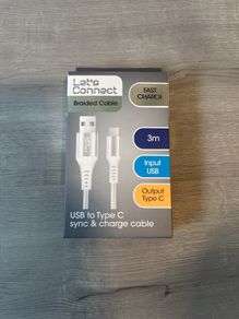 USB to USB C Charging Cable