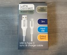 USB to USB C Charging Cable