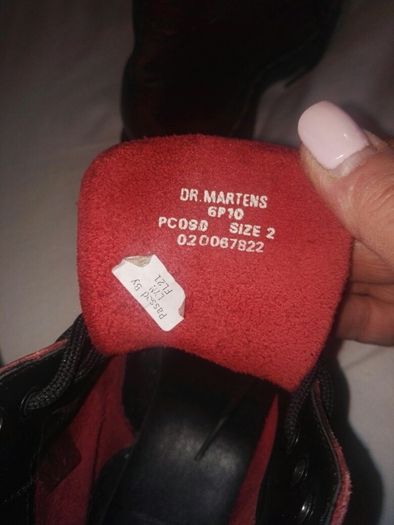 Boys Ox Blood Dr Martens
