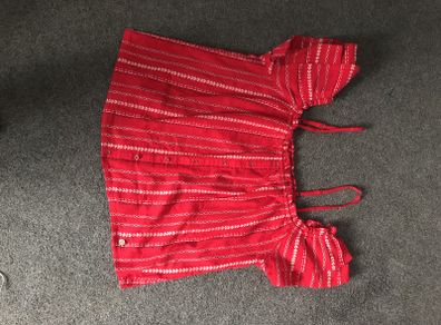 superdry off the shoulder top