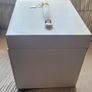 Extra Large Size Cream Faux Leather Jewellery Case Image 4