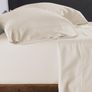 New Organic brushed cotton king bedding bundle in cream Image 4