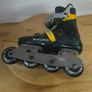 Bauer MVB Inline Skates Rollerblades Black/Yellow Junior / Small AdultUK 3 EU 36 Retro Image 3