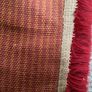 Vintage handmade tufted rug red wool Lamtex Image 5