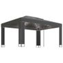 Gazebo with String Lights Anthracite 3x4 m Image 4