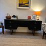 Vintage Black Sideboard Image 2