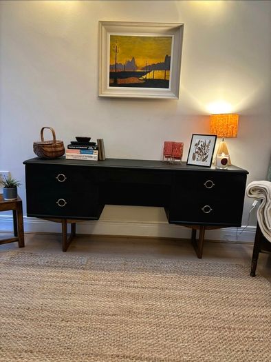 Vintage Black Sideboard