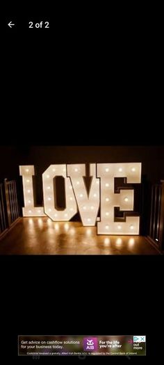 Wedding Love Sign