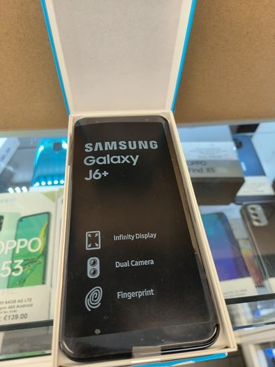 Samsung Galaxy J6+ Plus Black 4G LTE Unlocked 3GB/32GB Android Smartphone NEW