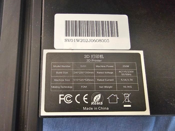 Large 3D Printer Direct Drive Format Sovol SV01