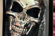 Skull mask gold chrome