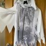Kids Creepy Spirit Ghost Halloween Costume with Mask Image 7