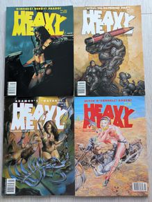 Lot of 4 Heavy Metal Magazines Comics 1994/1995