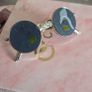 Stylish sunglasses design hair clip in silver tone with black lenses. Fun and eye-catching accessory, perfect for everyday wear. Never used Image 2